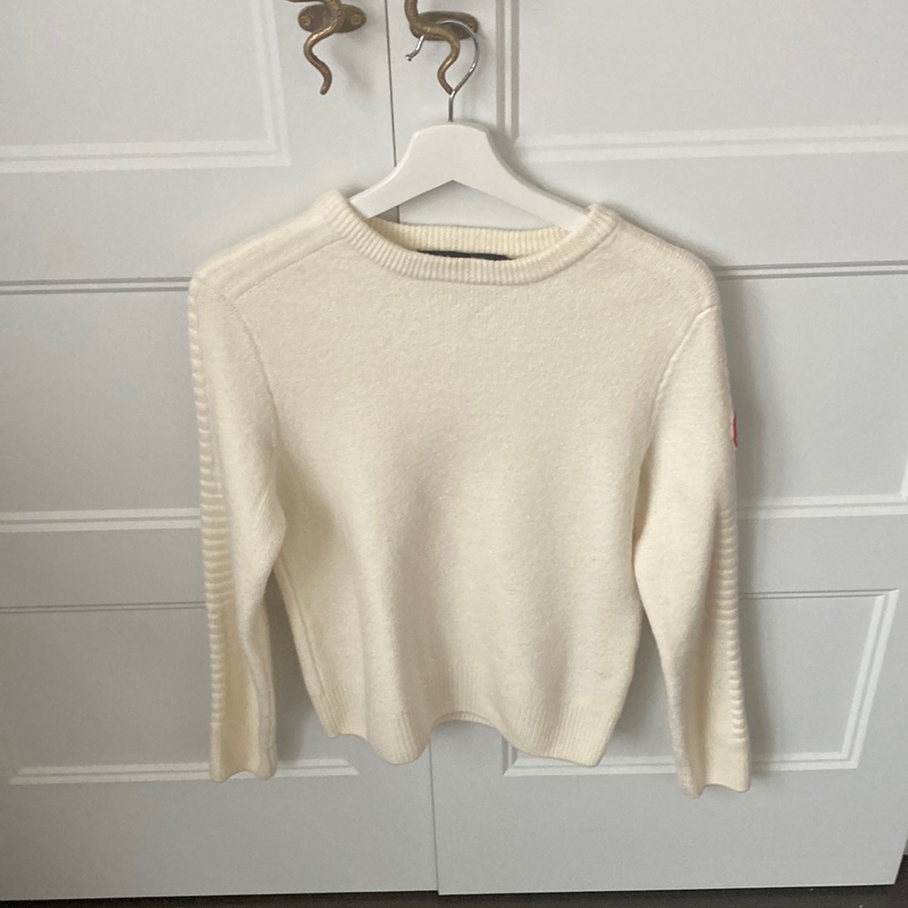 Canada Goose off white sweater